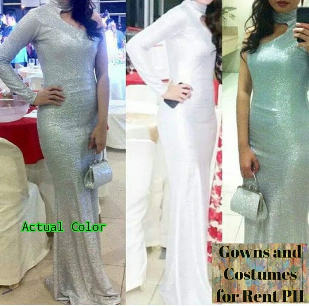 one sided long sleeve dress