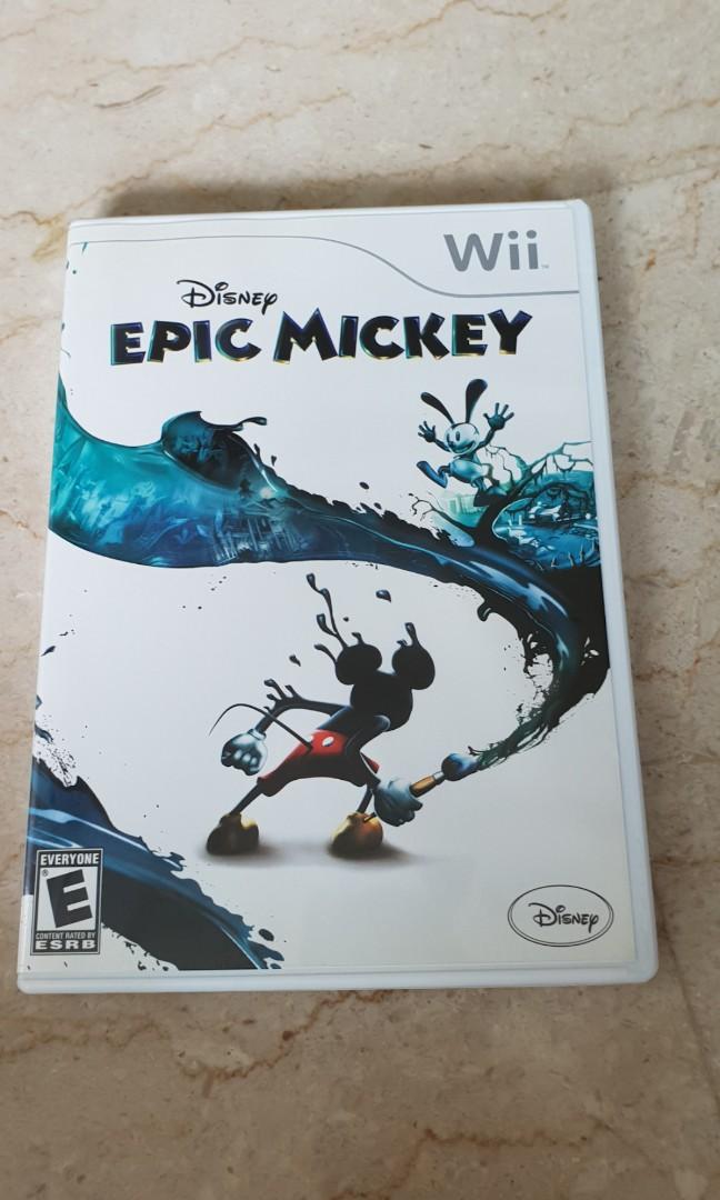 Original Wii Game Epic Mickey, Video Gaming, Video Games, Nintendo on
