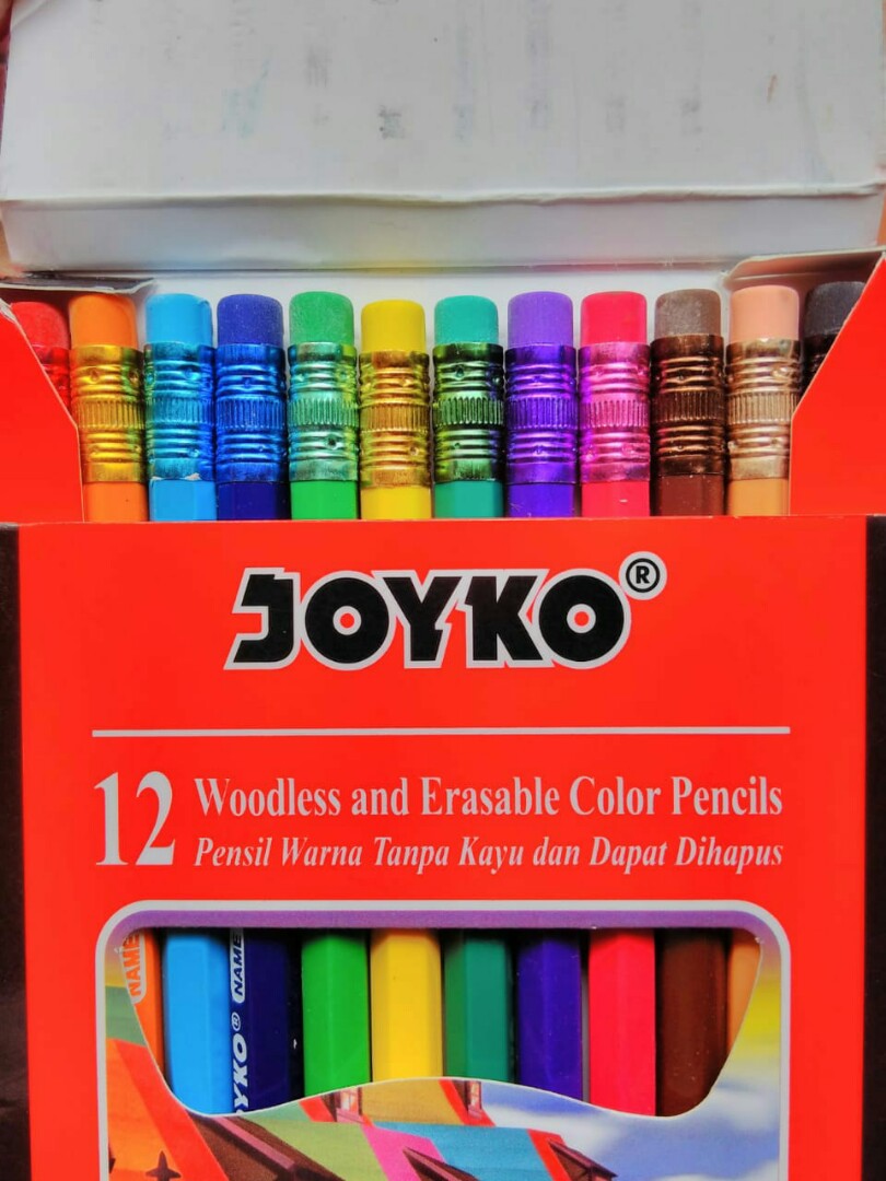 Pensil Warna Yg Bisa Dihapus Joyko Buku Alat Tulis Alat Tulis Di Carousell