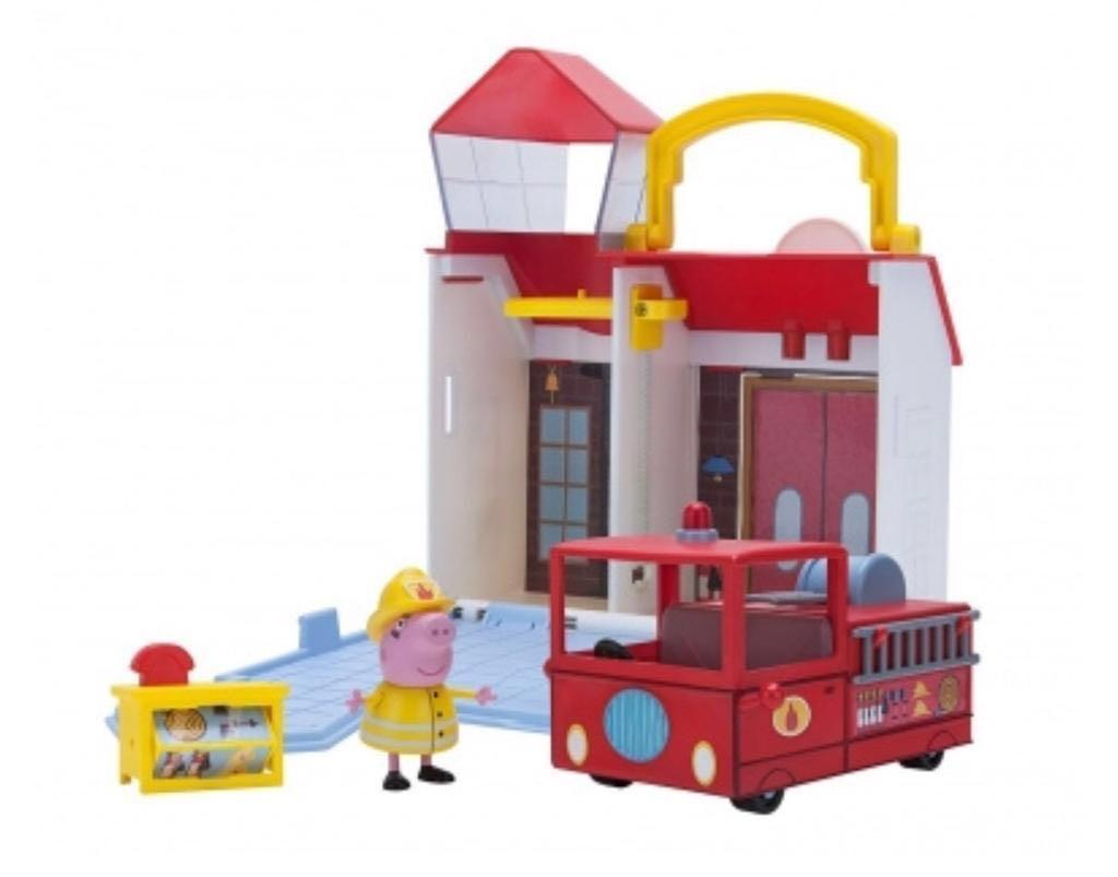 Peppa pig deals fire station playset