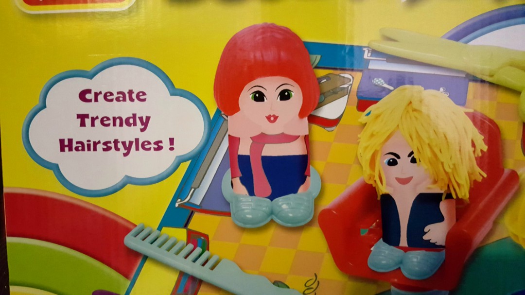 play doh hair doll