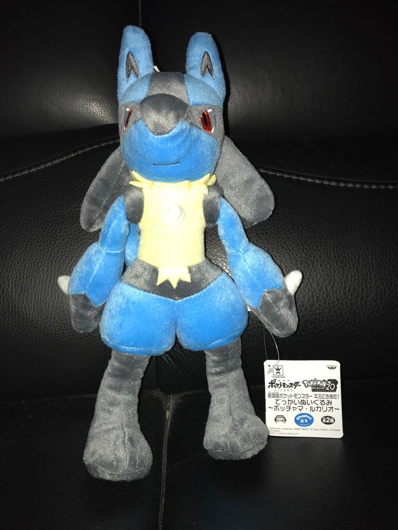 pokemon lucario plush