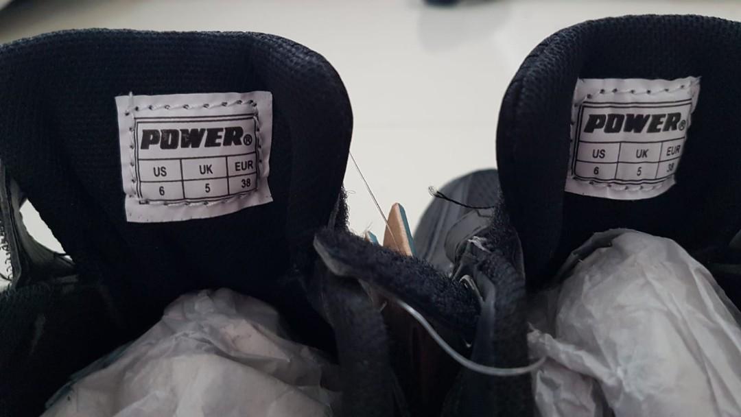 power school shoes black