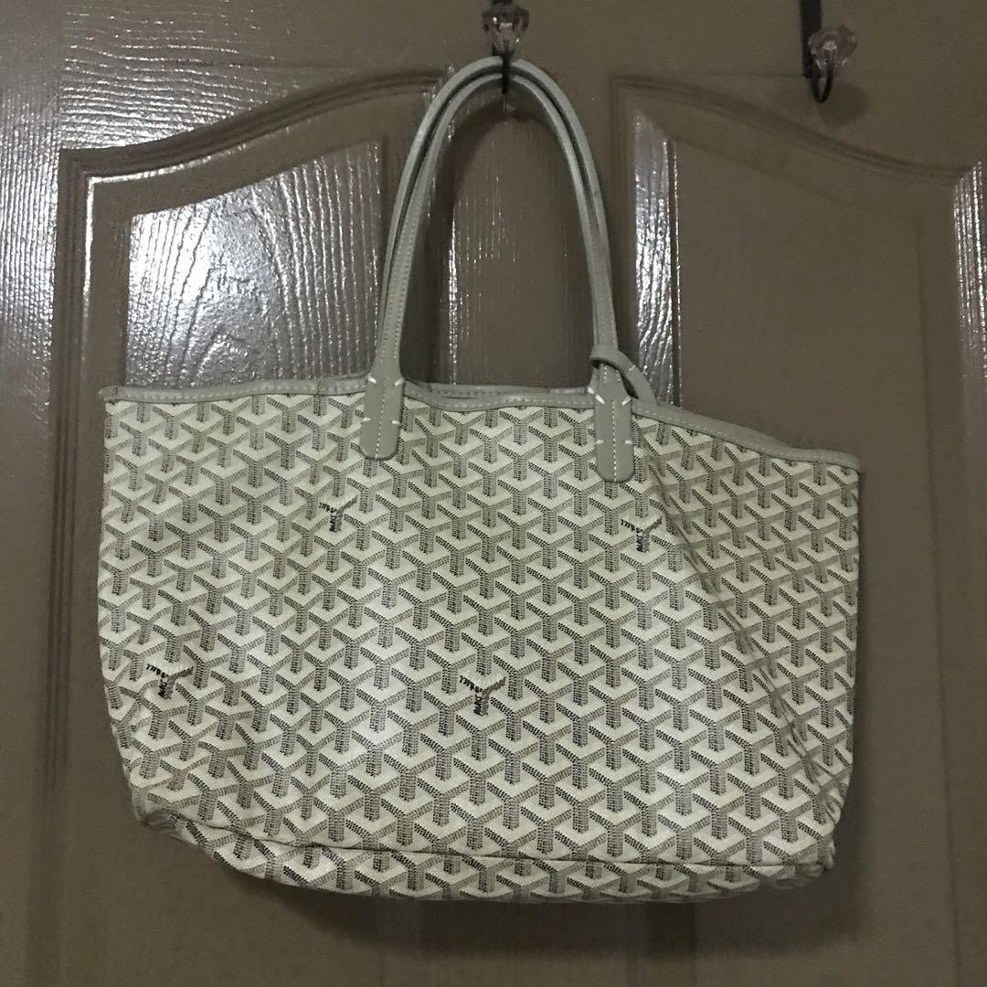 Goyard Shopping bag, grey color, Sg ready stock. Only left one! medium  size. , Women's Fashion, Bags & Wallets, Tote Bags on Carousell