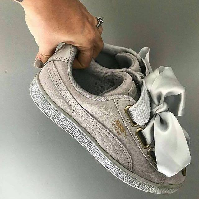 puma satin trainers