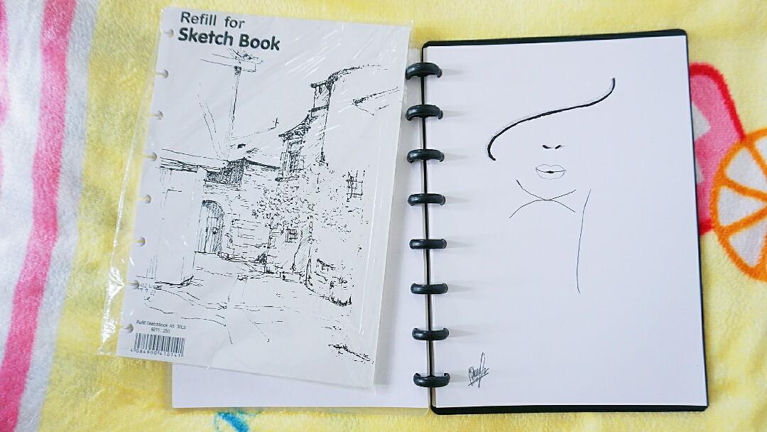 Refill Only Sketchbook Lyra A5 30sheets Buku Alat Tulis Alat Tulis Di Carousell