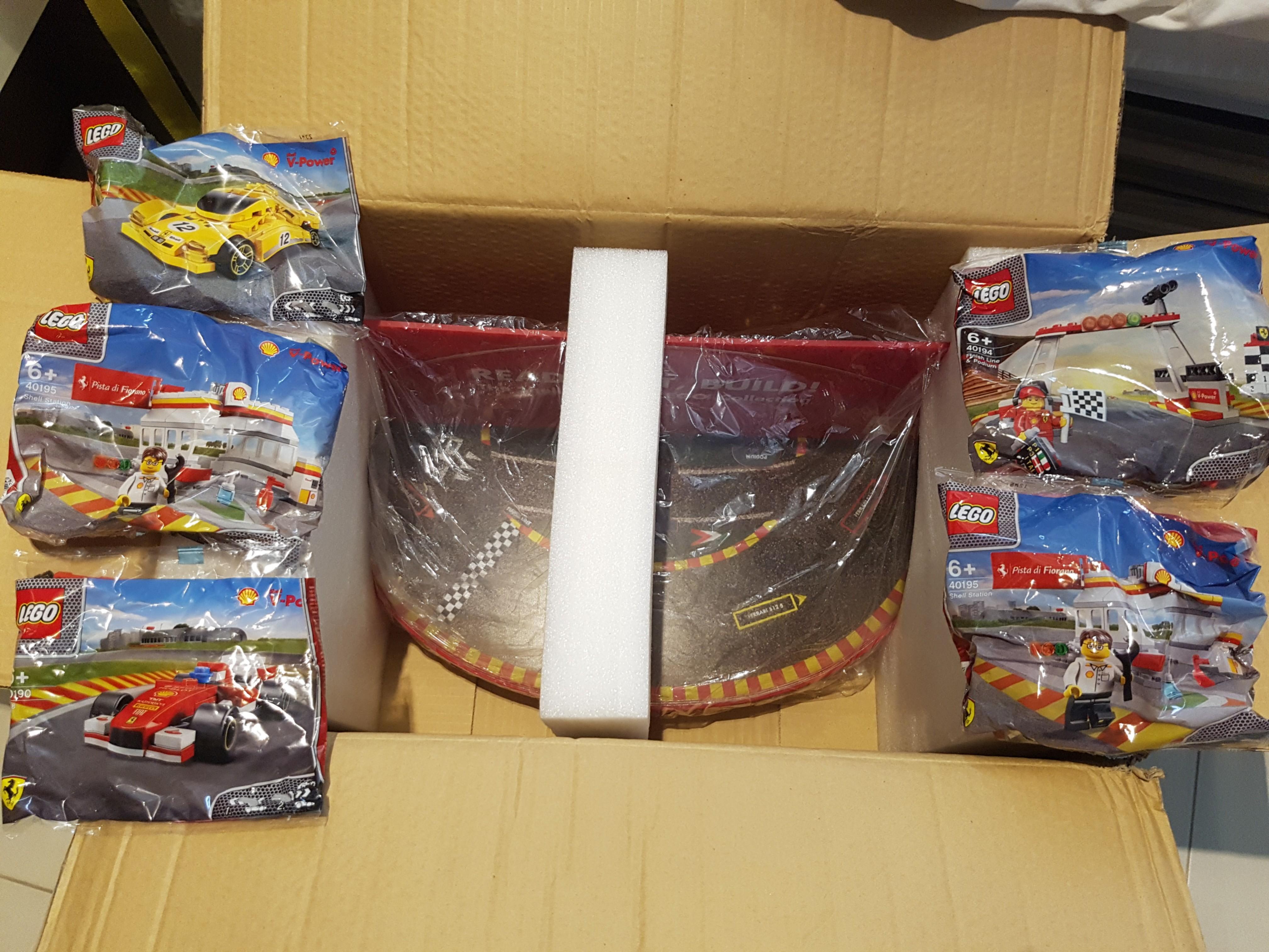 Shell Lego Display Case with 5 poly bags, Hobbies & Toys, Toys & Games ...