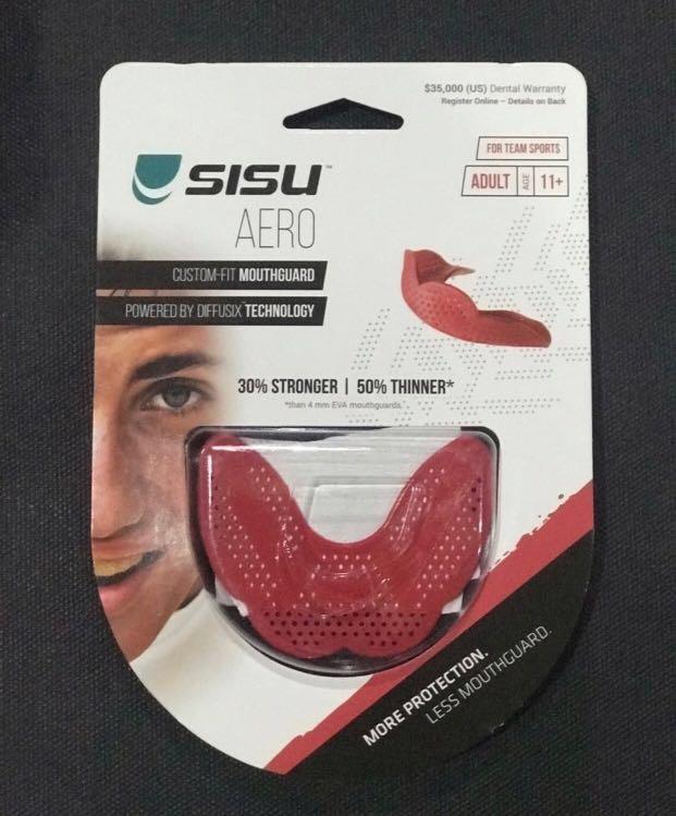SISU AERO MOUTHGUARD (INTENSE RED), Sports Equipment, Bicycles & Parts