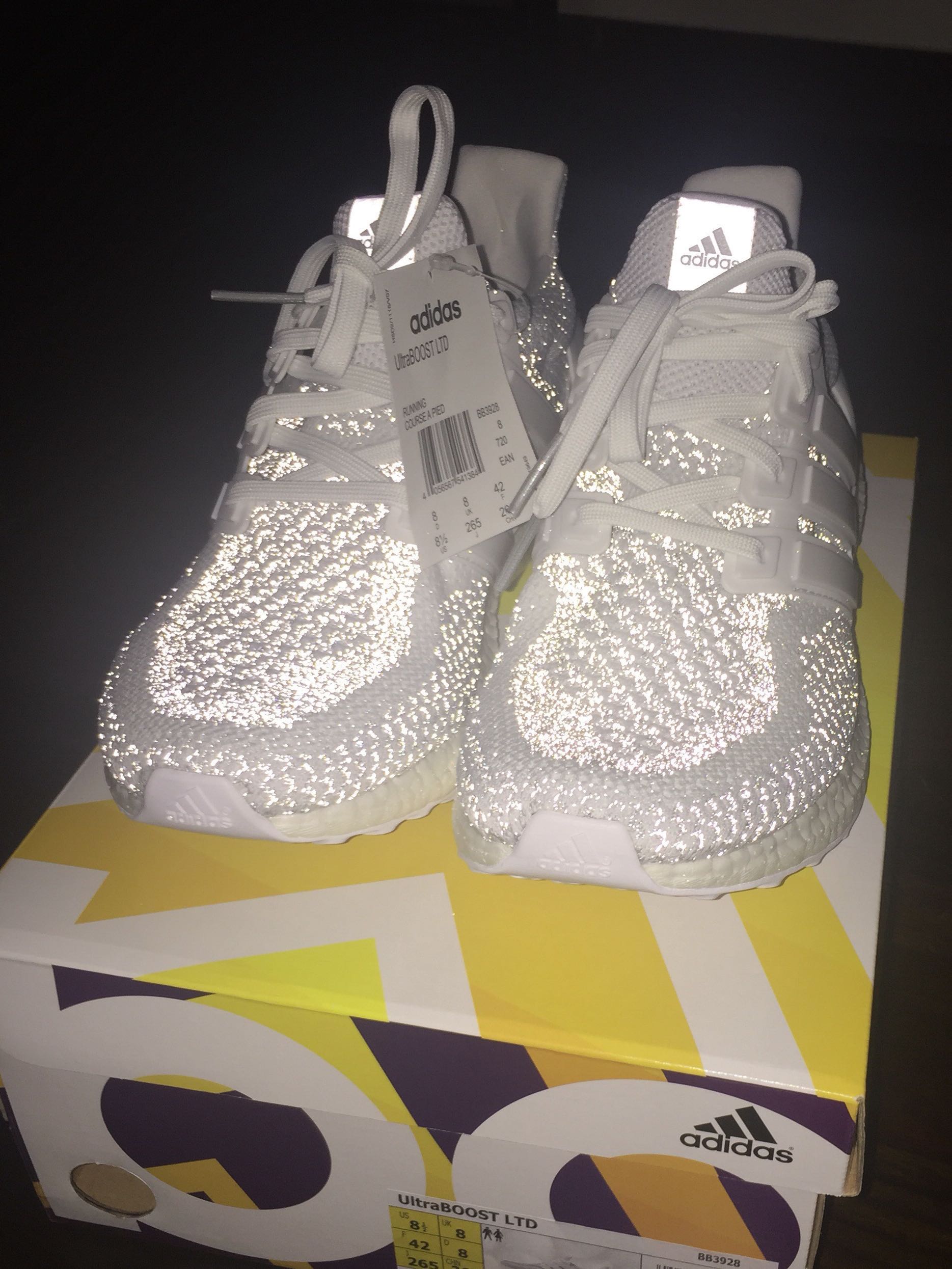 STEAL* Ultra Boost 2.0 White Reflective 