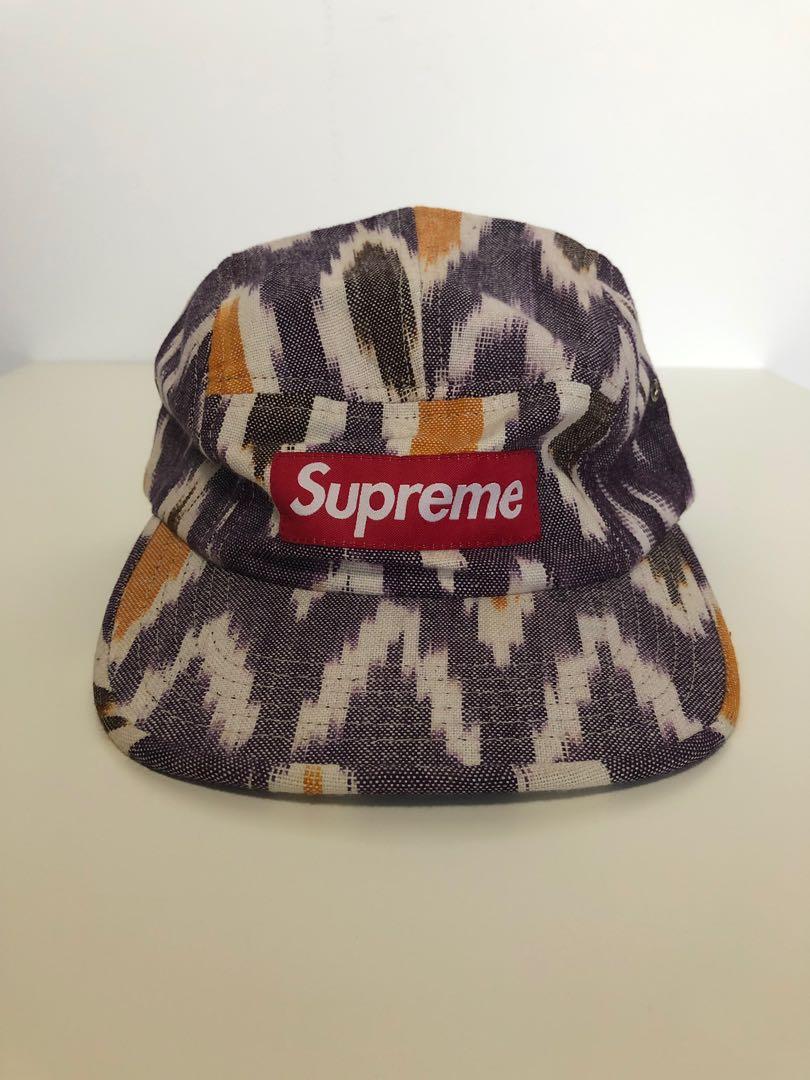 Supreme ikat camp cap cheap