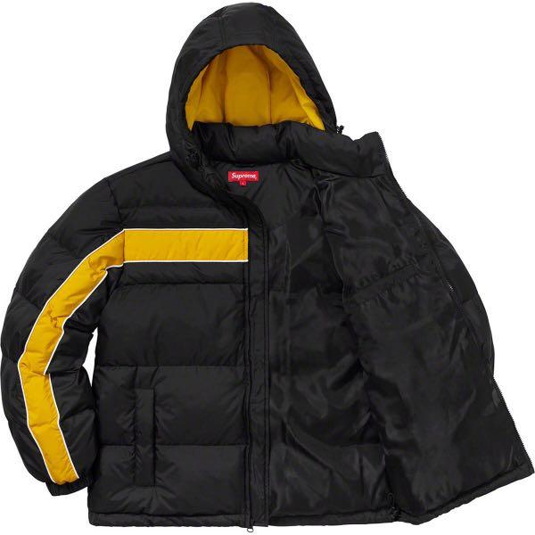 Supreme Stripe Panel Down Jacket Factory Sale, UP TO 64% OFF | www 