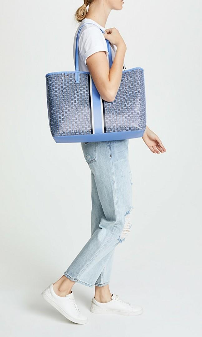 Tory burch gemini hotsell link tote blue