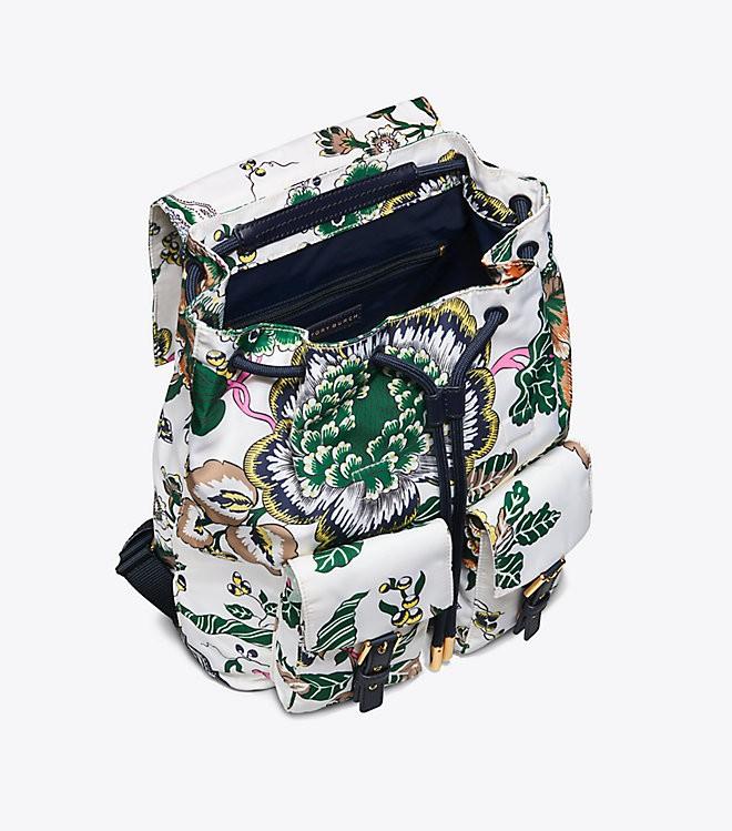 Tory Burch Tilda Nylon Flap Backpack Women s Fashion Bags Wallets Cross body Bags on Carousell