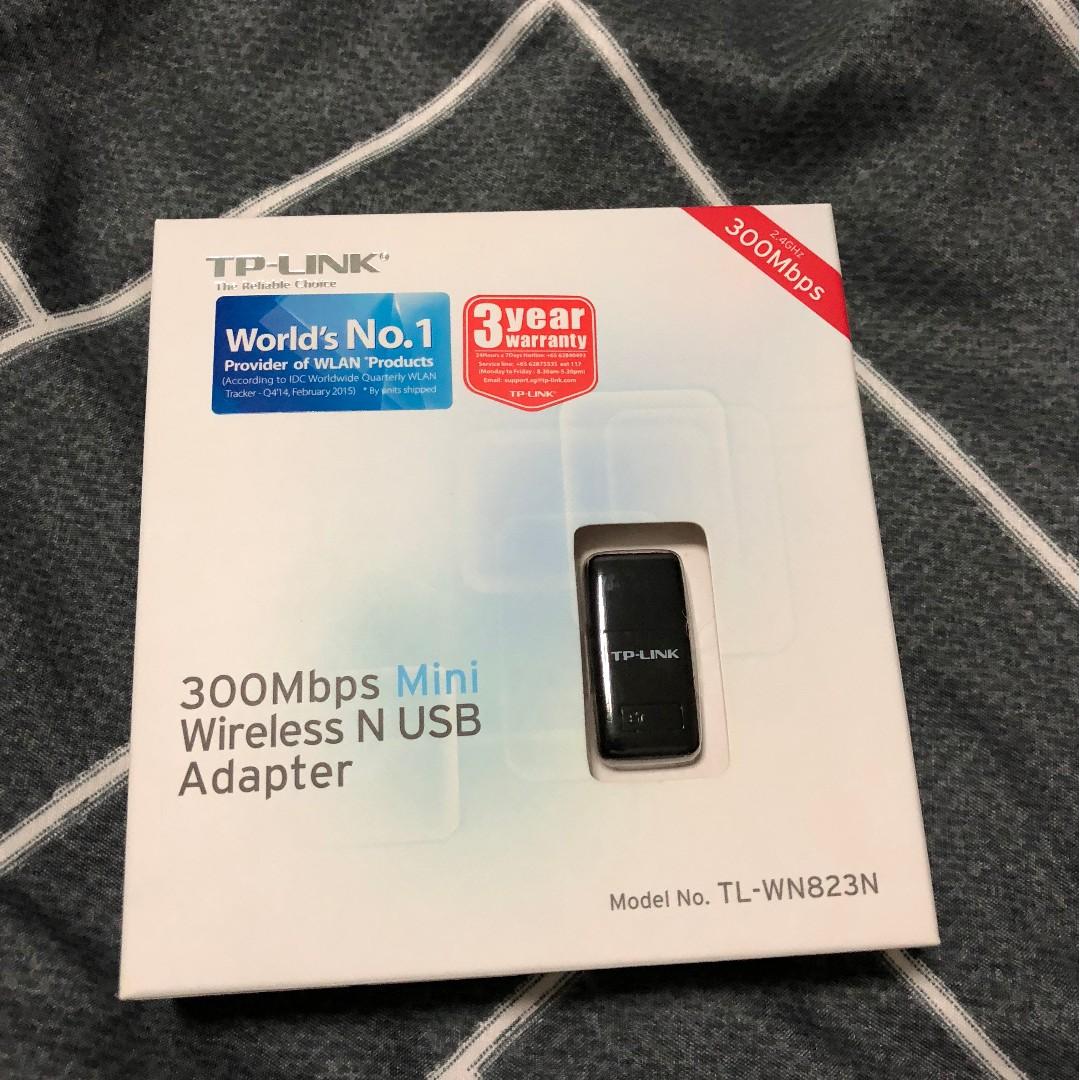 Tp Link 300mbps Mini Wireless N Usb Adapter Tl Wn3n Computers Tech Parts Accessories Cables Adaptors On Carousell