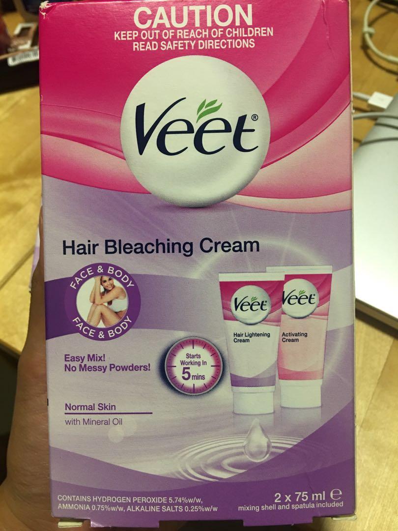 Veet Hair Bleaching Cream Health Beauty Hair Care On Carousell