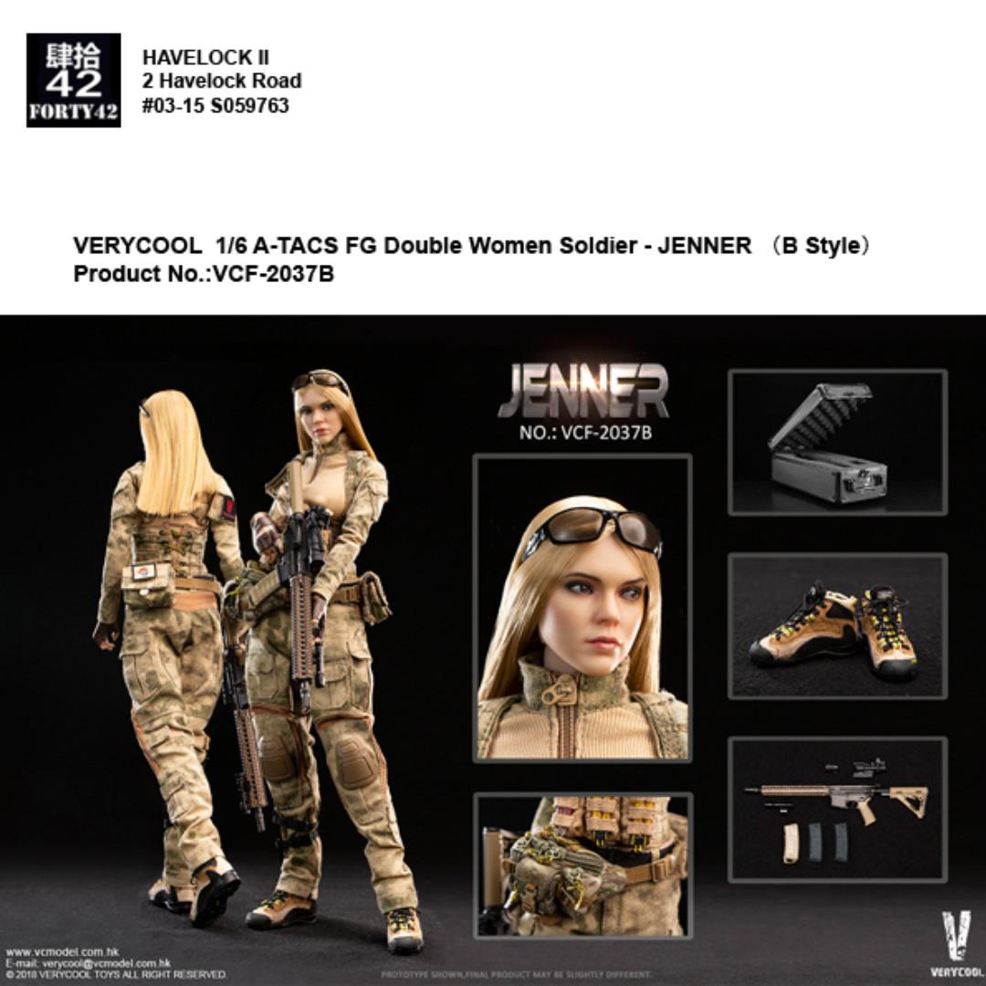 VERYCOOL VCF-2037B Jenner Military Female Soldier Action Figure 1