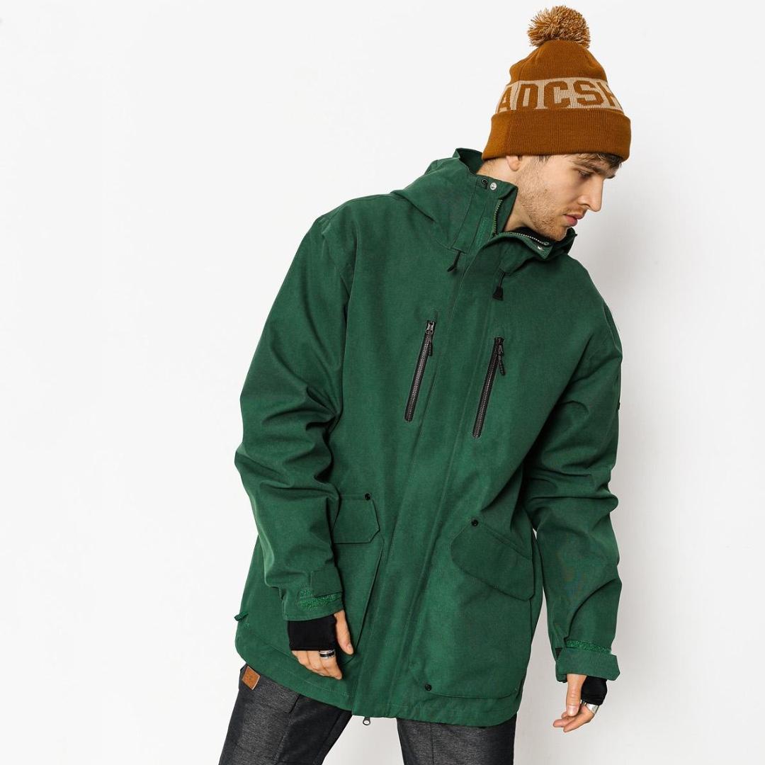 Forest green snowboard jacket sales
