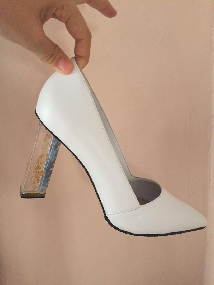 buy white heels