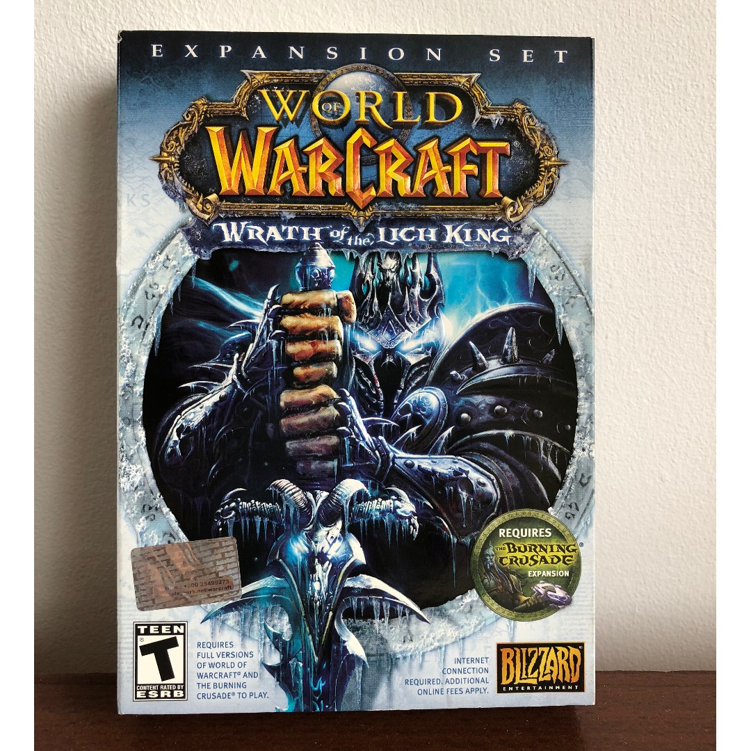 World Of Warcraft Wrath Of The Lich King Toys Games Video Gaming Video Games On Carousell
