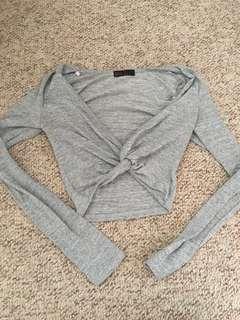 Long sleeve crop top size 6/8