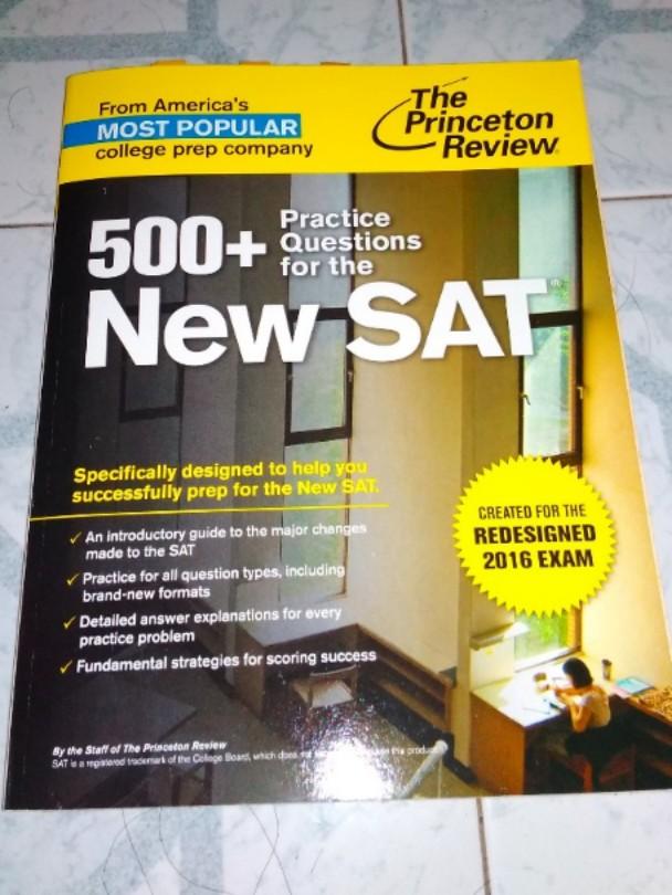 500 Practice Questions For The New Sat Books Stationery