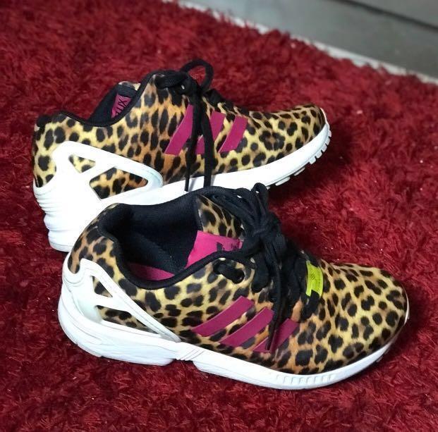 zx flux adidas leopard