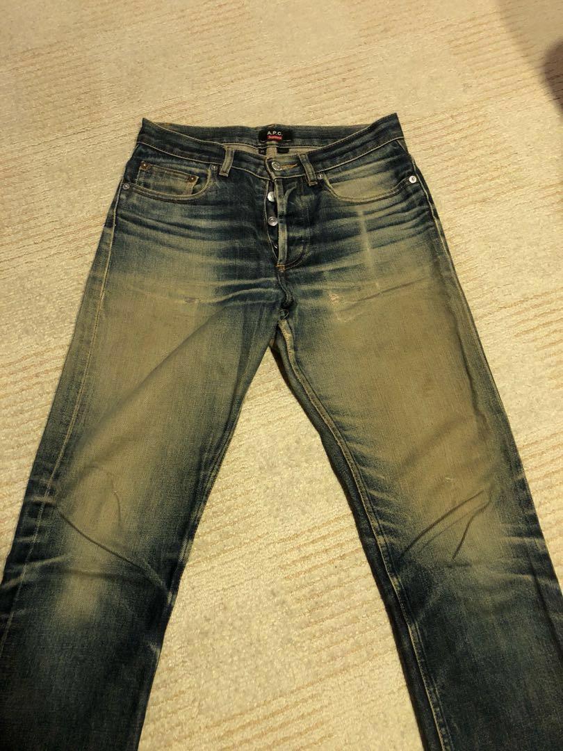 supreme apc jeans