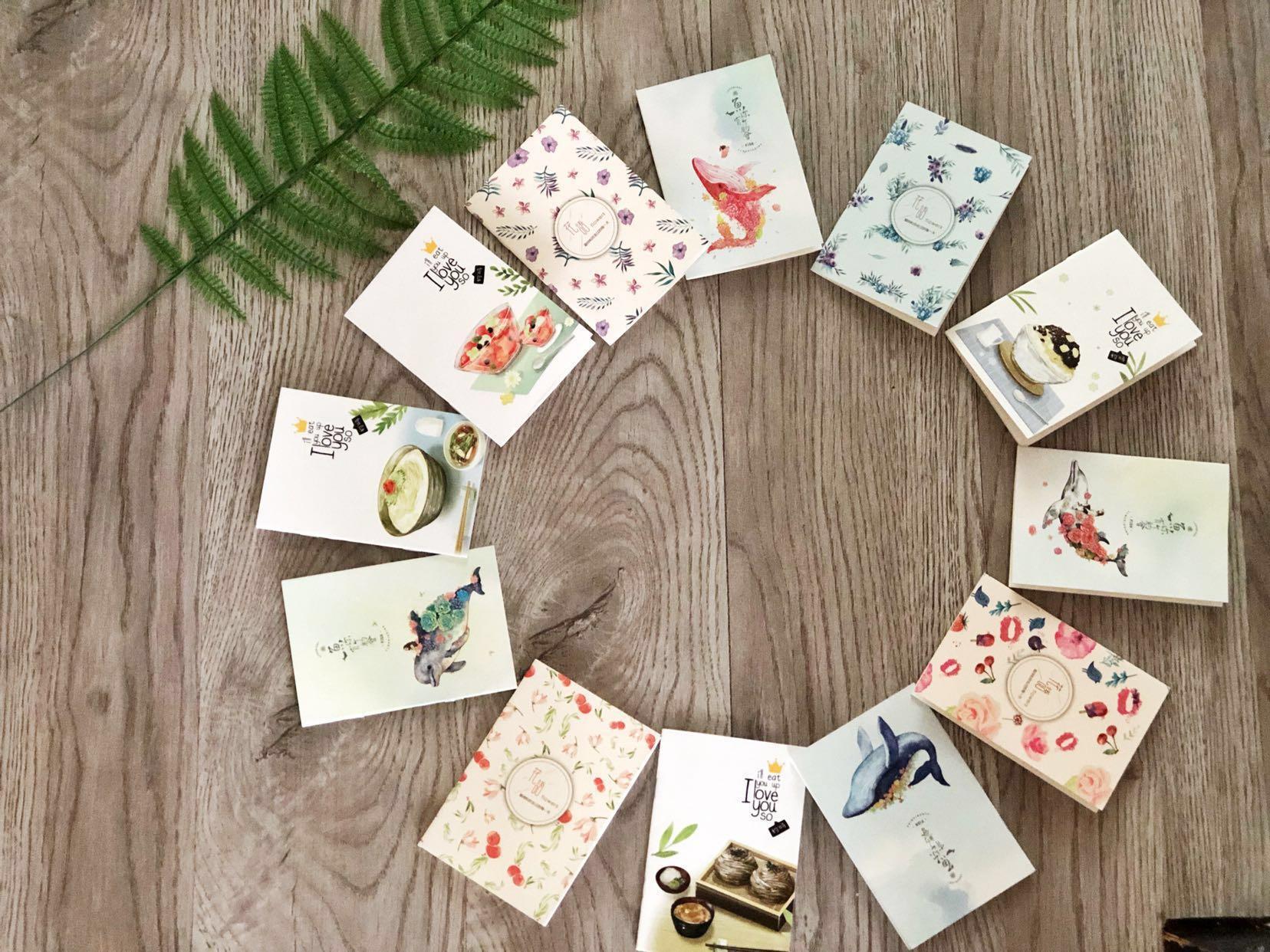 Assorted Notebooks (Category: Stationery & School Supplies) located in Singapore. Submitted by minimalistandco (Listing ID 200856088, Image 1). Description: Buy 4 get one free Can mix and match Dimensions: 8.5cm X 12.5cm Weight: 16g.