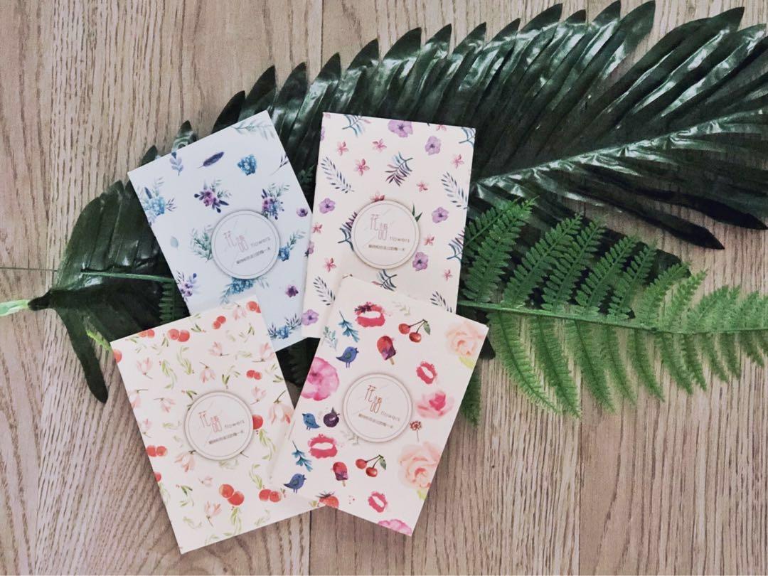 Assorted Notebooks (Category: Stationery & School Supplies) located in Singapore. Submitted by minimalistandco (Listing ID 200856088, Image 2). Description: Buy 4 get one free Can mix and match Dimensions: 8.5cm X 12.5cm Weight: 16g.