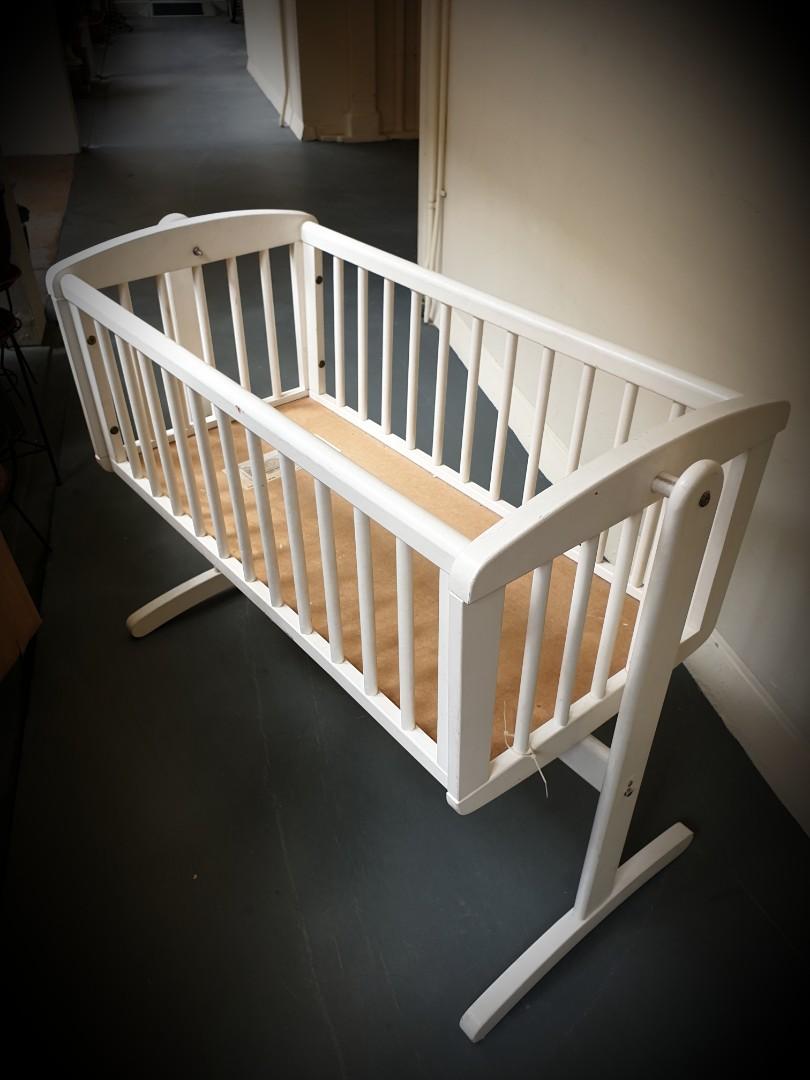 Baby Swinging Crib Mothercare White Babies Kids Cots Cribs