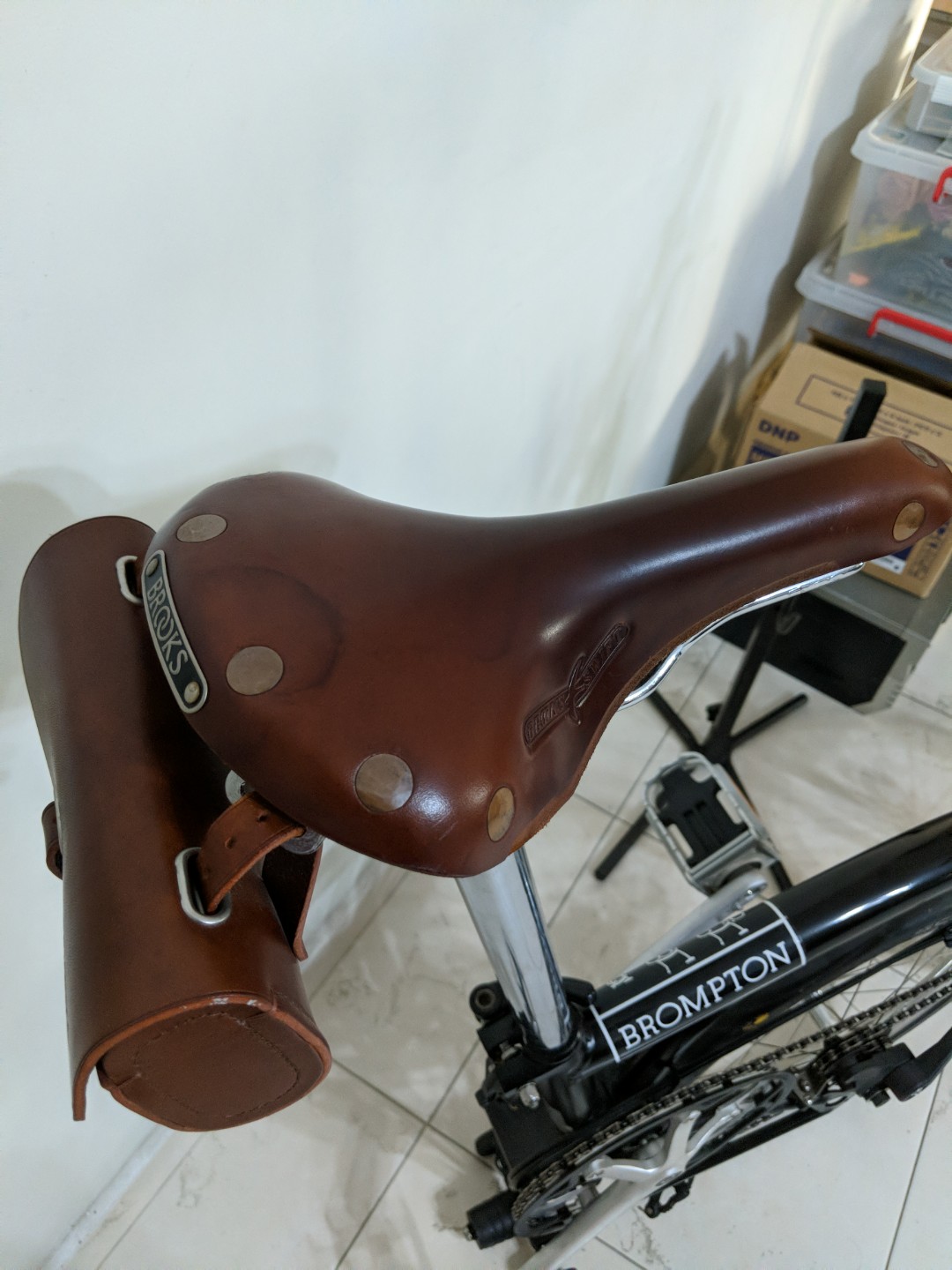 brooks saddle bag brompton