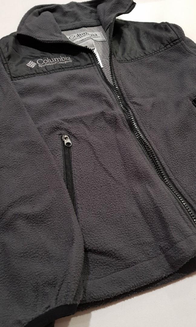 White and grey columbia jacket best sale