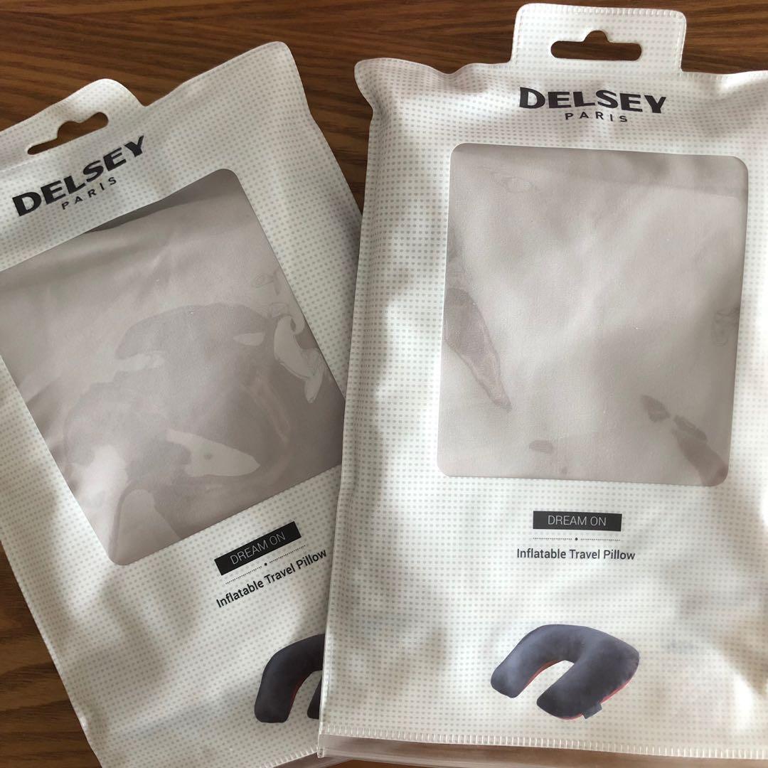 Delsey Paris Dream On Inflatable Travel Pillow