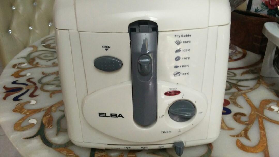 Elba Deep Fryer, TV & Home Appliances, Kitchen Appliances, Fryers on