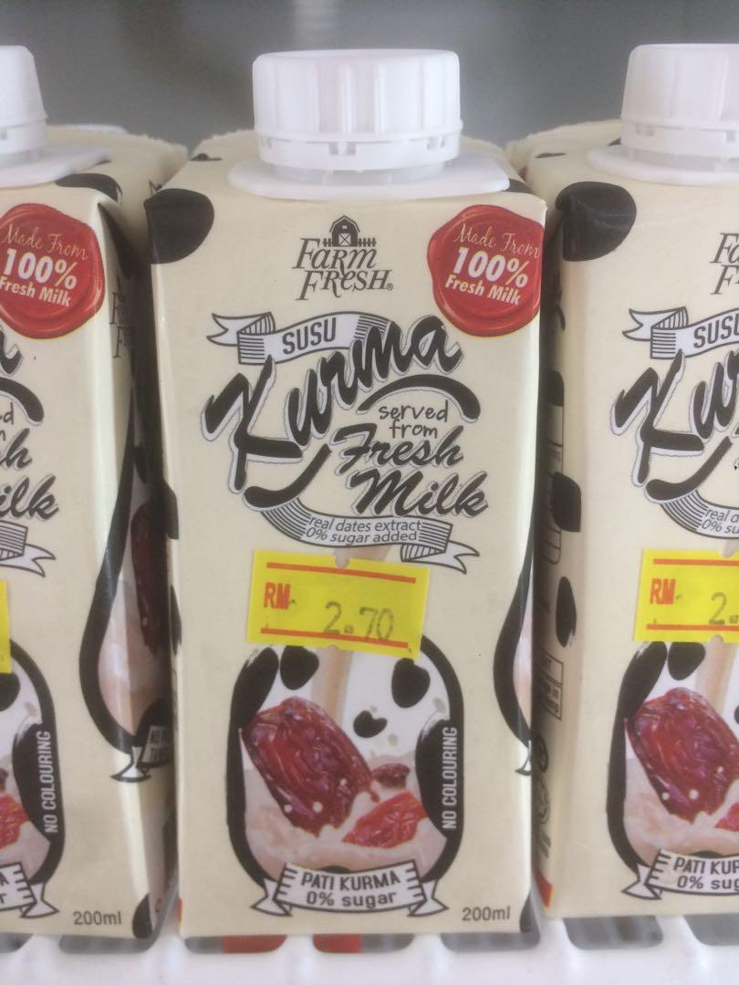 Farm Fresh Susu Kurma 200ml Food Drinks Drinks On Carousell