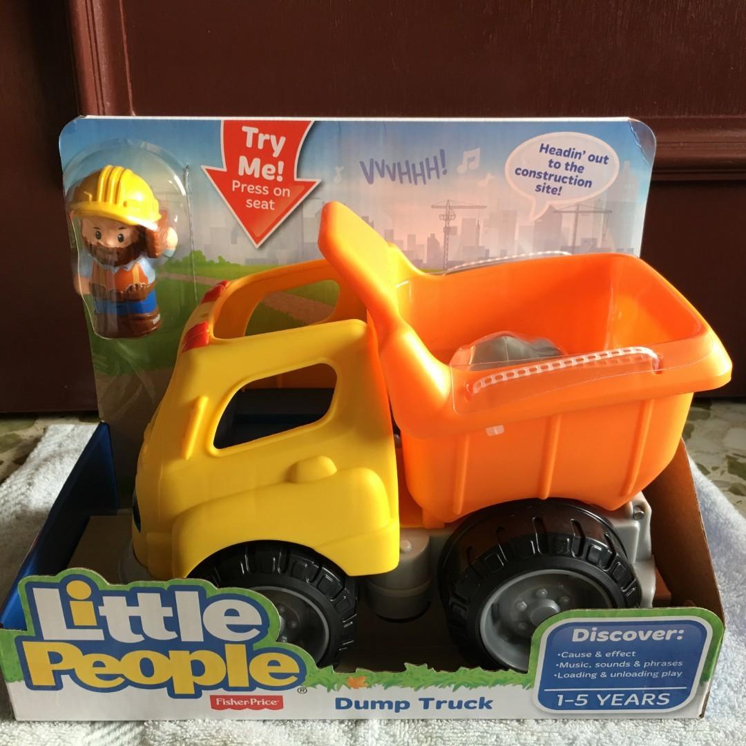 fisher price construction trucks