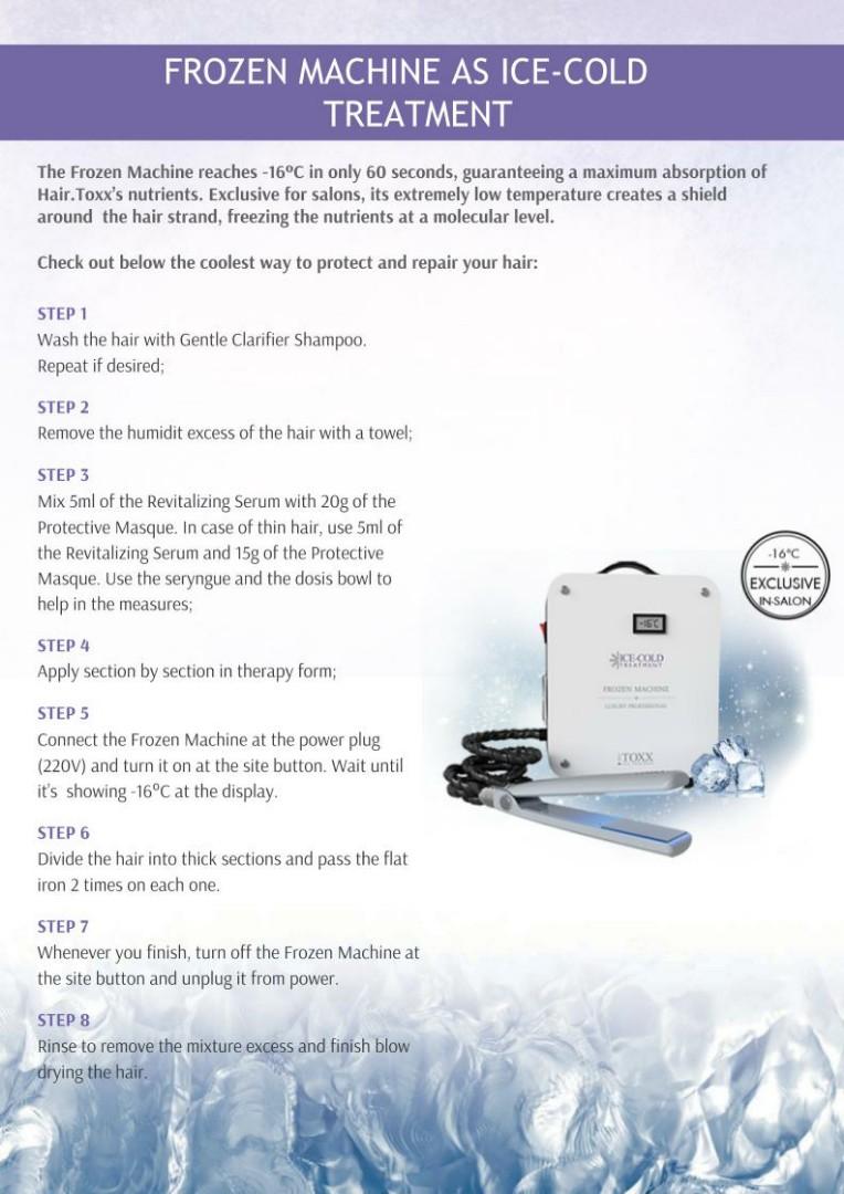 ice cold hair straightener