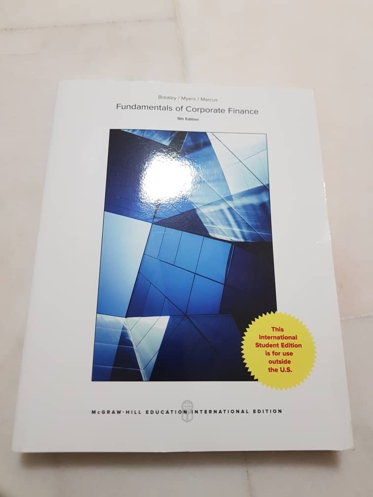 KAPLAN TEXTBOOK (CORPORATE FINANCE TEXTBOOK), Hobbies & Toys, Books & Magazines, Textbooks on