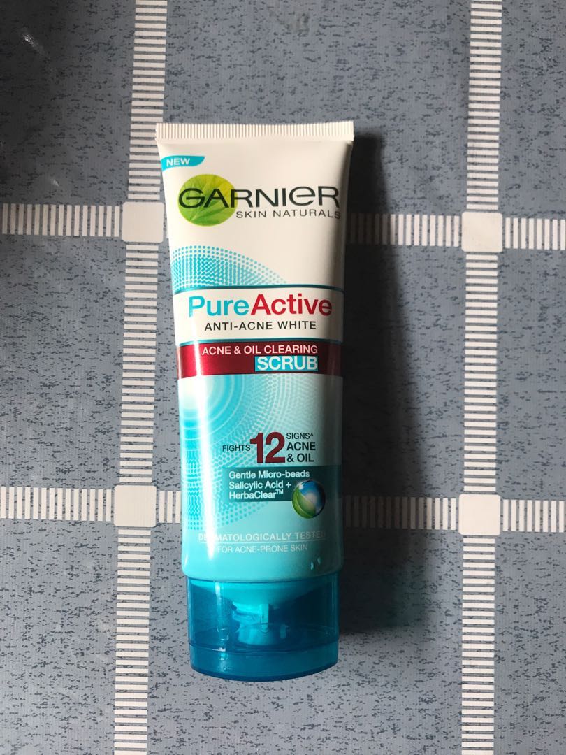 garnier pure anti acne white