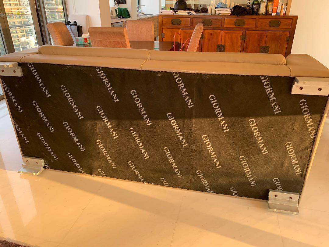 Giormani Leather Sofa, Furniture & Home Living, Furniture, Sofas on