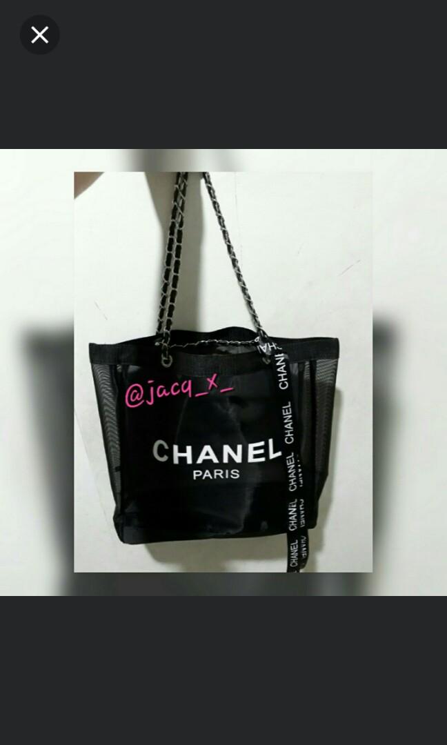 chanel mesh tote bag
