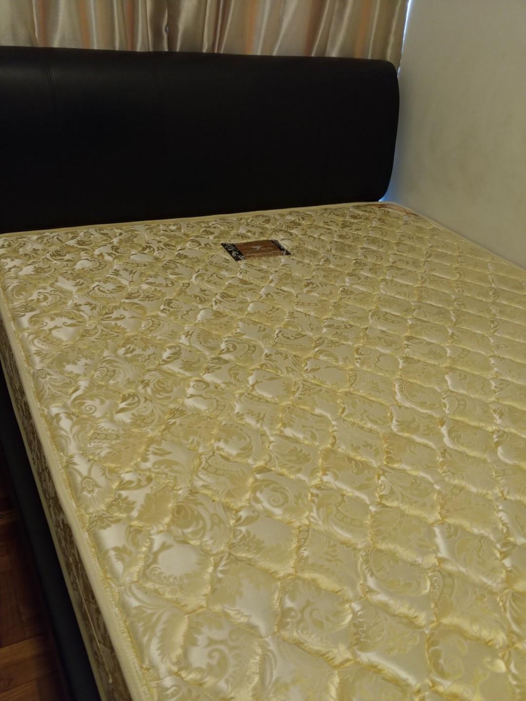 Hecom Queen Mattress With Bed Frame Furniture Beds Mattresses