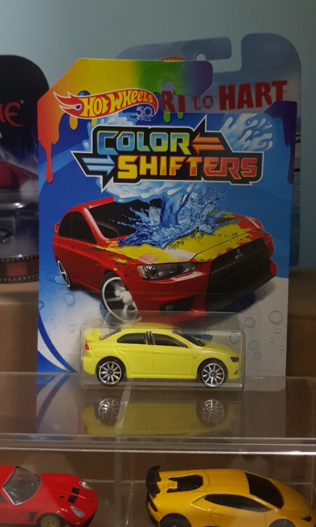 hot wheels color shifters mitsubishi lancer evolution