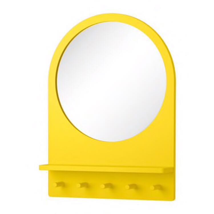 Ikea Saltrod Mirror Yellow Furniture, Ikea Round Mirror Singapore