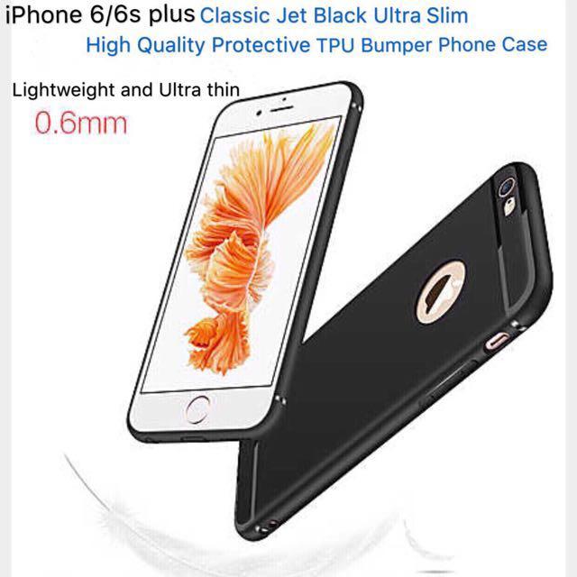 Iphone 6 6splus Classic Jet Black Lightweight Ultra Slim Protect