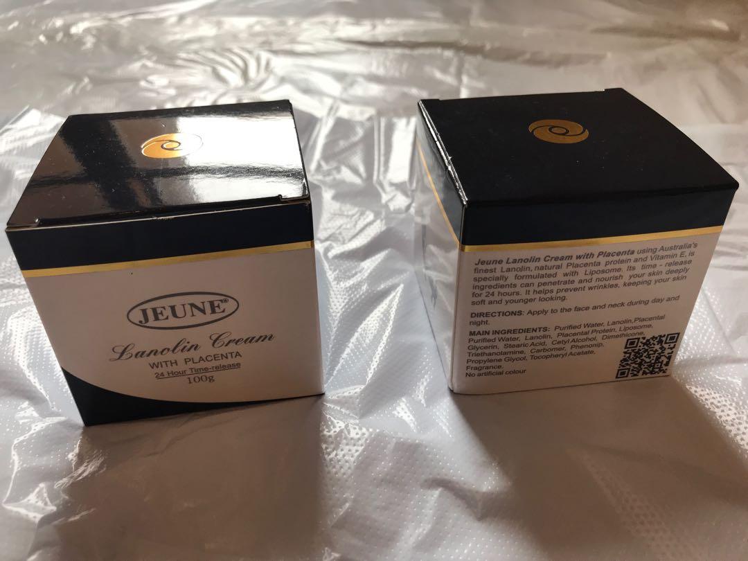 jeune lanolin cream with placenta