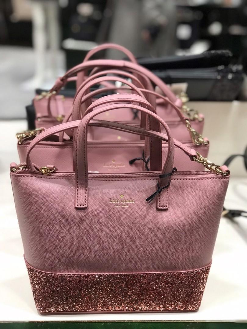 KATE SPADE INA GRETA COURT (DUSTY PEONY ), Women's Fashion, Bags & Wallets,  Purses & Pouches on Carousell