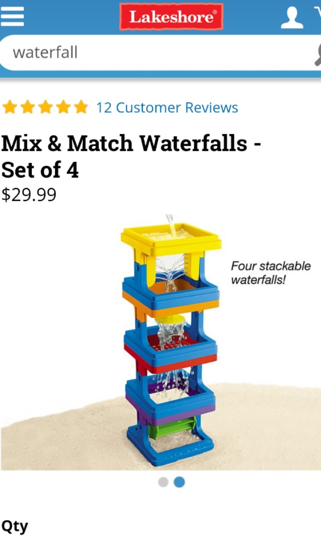 Lakeshore Mix and Match Waterfalls, Hobbies & Toys, Toys & Games on