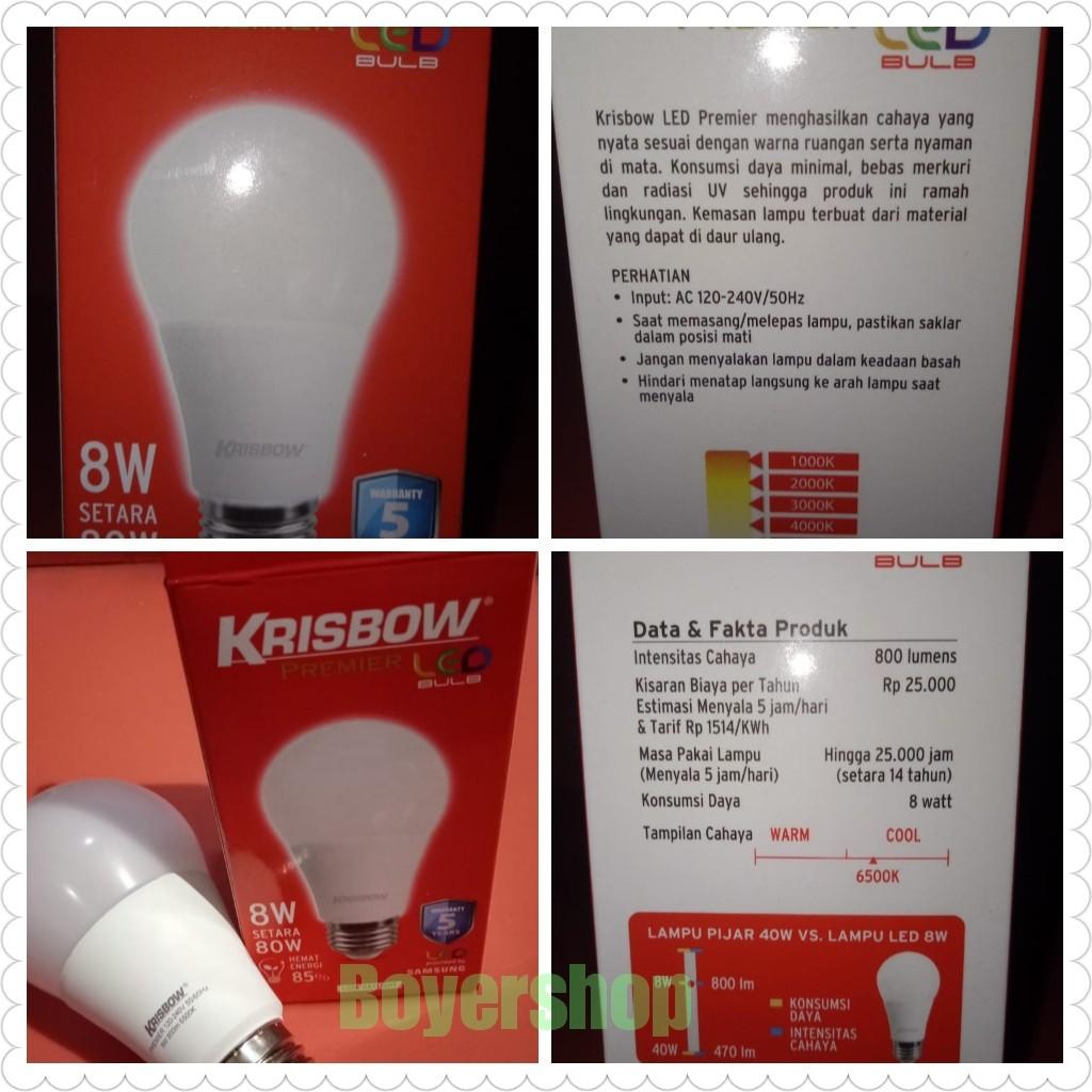 Lampu Led Krisbow Premier 8w Elektronik Lainnya Di Carousell