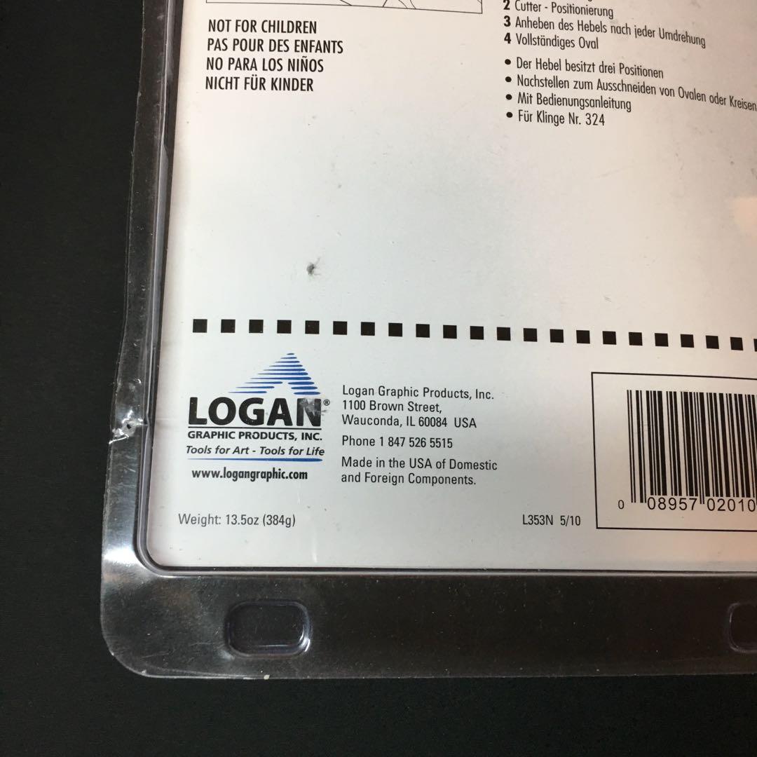 Logan Model 201 Oval Circle Mat Cutter Design Craft Craft